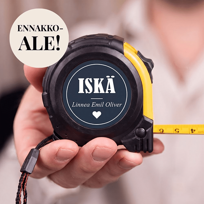 Mittanauha omalla tekstillä, Isänpäivälahja