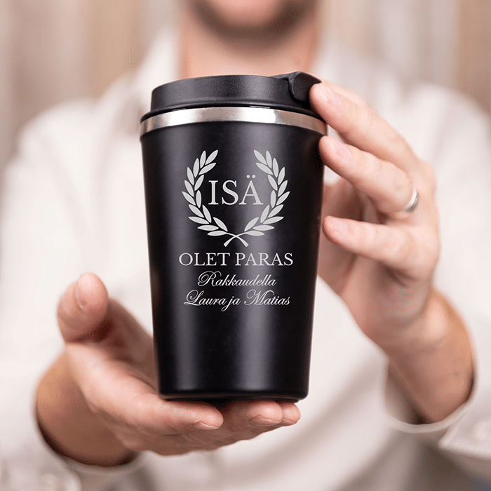 Termosmuki kaiverruksella, oksa