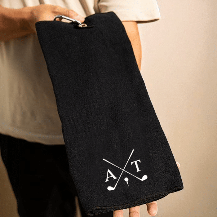 Lahja golfaajalle, Golfpyyhe nimikirjaimilla