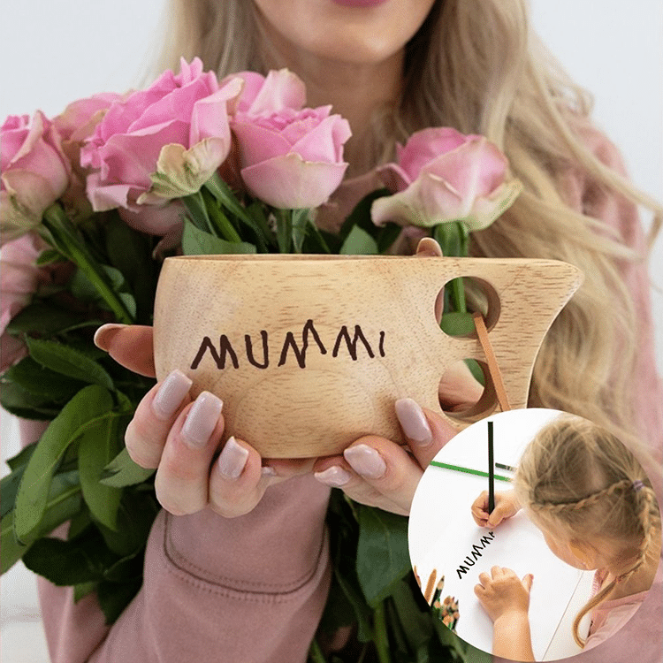 Kuksa lapsen omalla piirustuksella