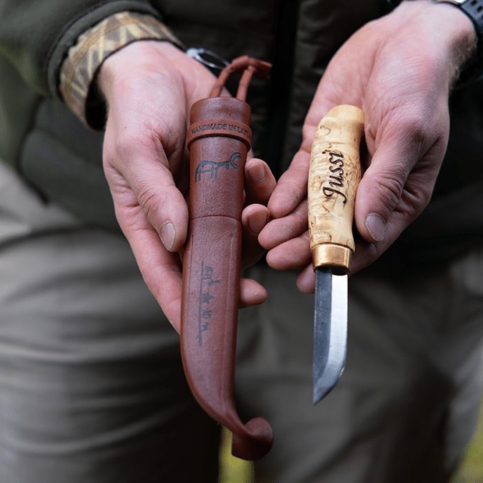 Puukko kaiverruksella, visakoivu - Image 3