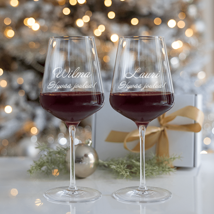Viinilasit kaiverruksella 2 kpl - Image 2
