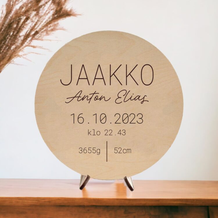 Syntymätaulu, perinteinen