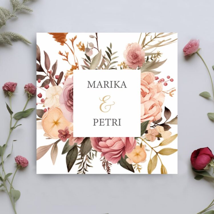 Hääkutsu, Rustic Bouquet