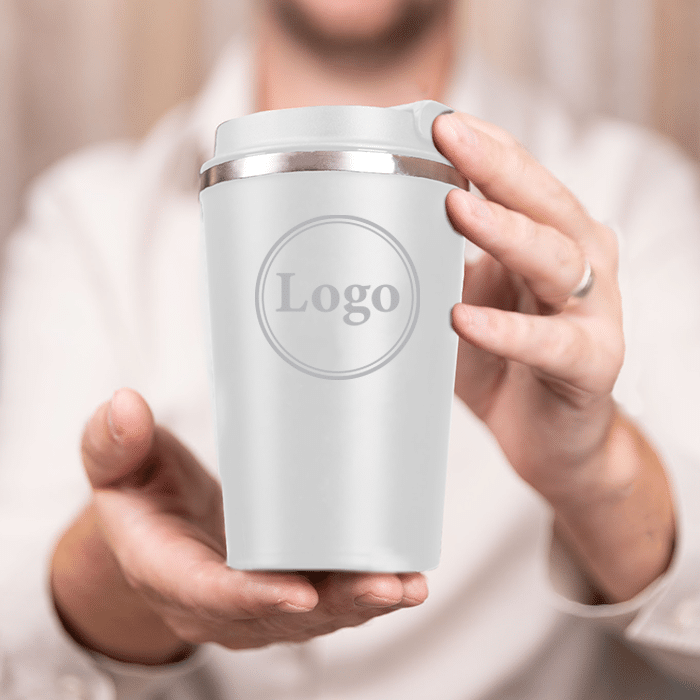 Termosmuki logolla tai teksillä, yrityslahja