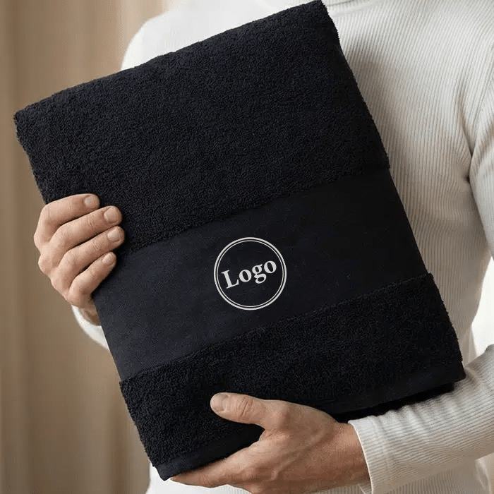 High-end kylpypyyhe 70 x140 tumma