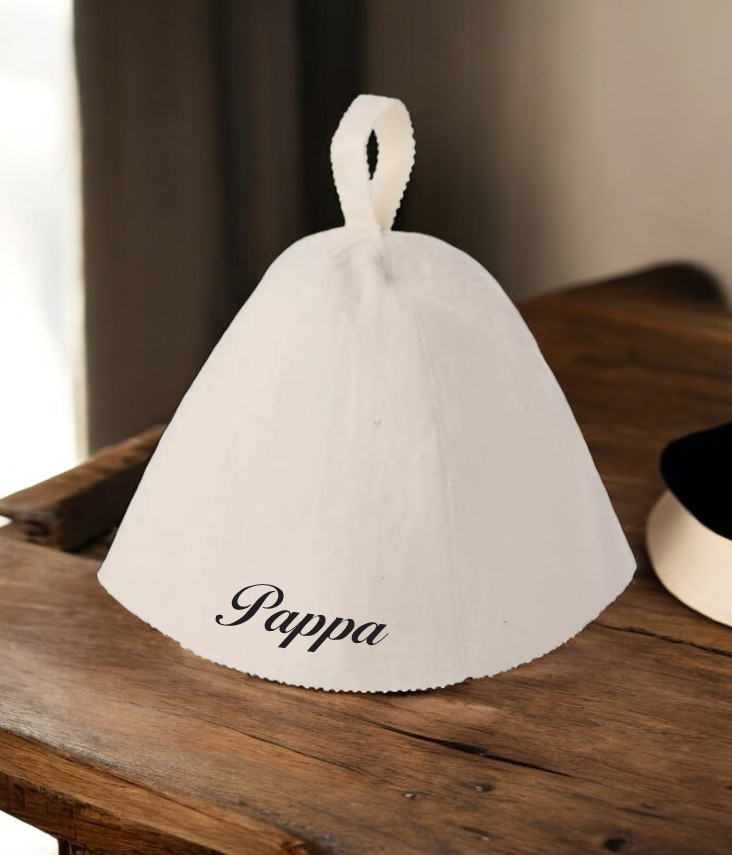 Nimikoitu saunahattu - Image 2