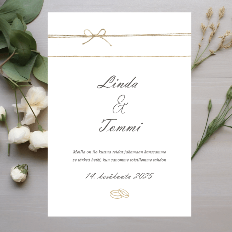 Hääkutsu, Tied with Love