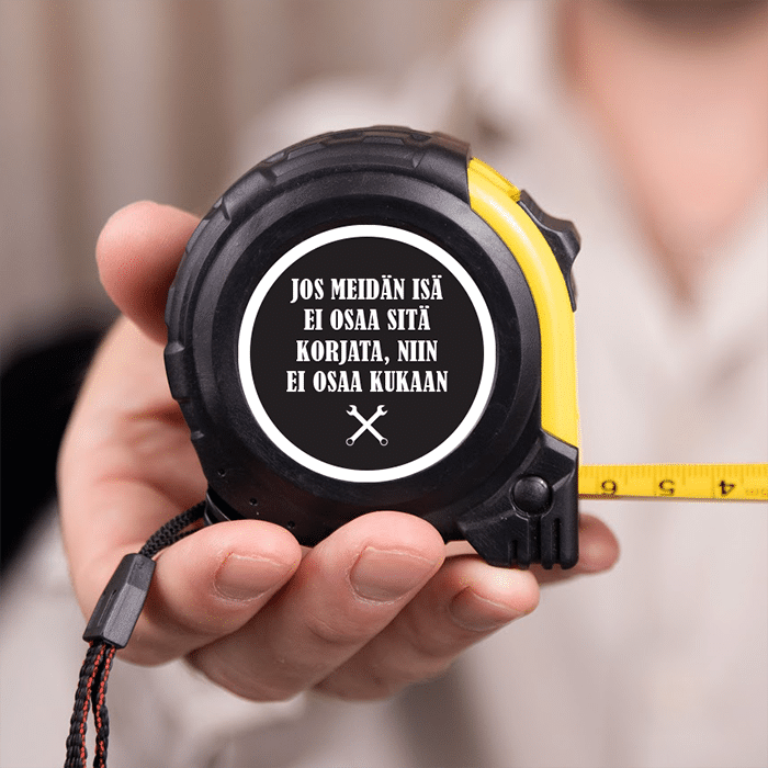 Mittanauha tekstillä