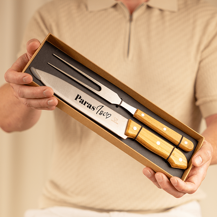 Veitsi- ja paistihaarukka, isälle