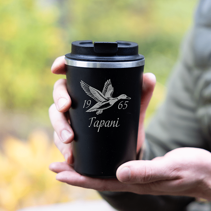 Termosmuki – Oma eräeläin ja kaiverrus