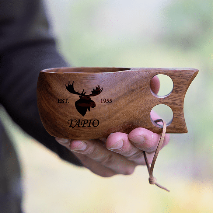 Kuksa kaiverruksella, hirvi