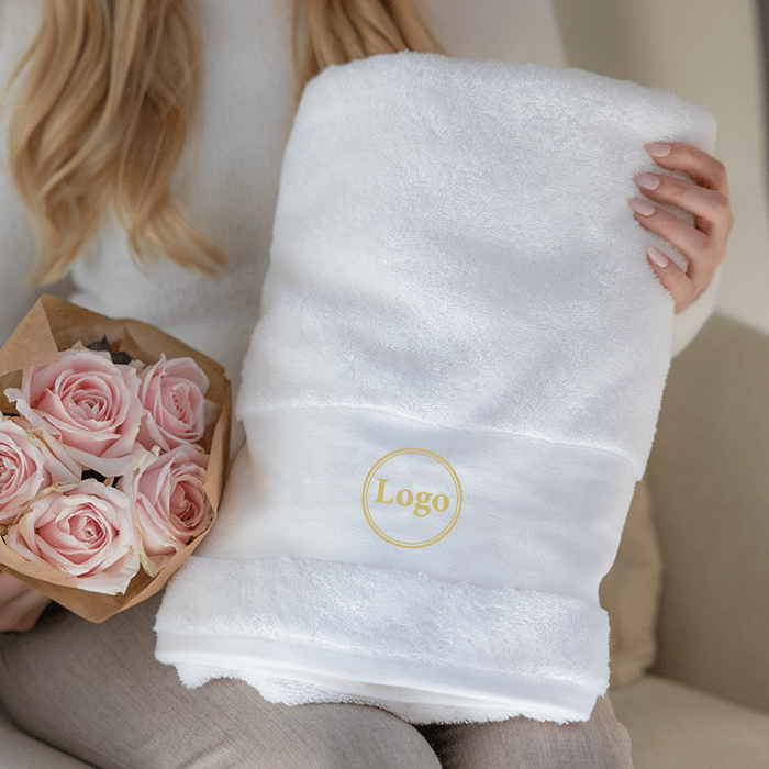 High-end kylpypyyhe 70 x140 valkoinen