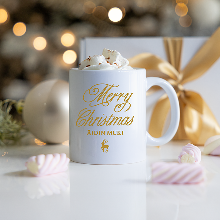 Joulumuki omalla tekstillä, Merry Christmas