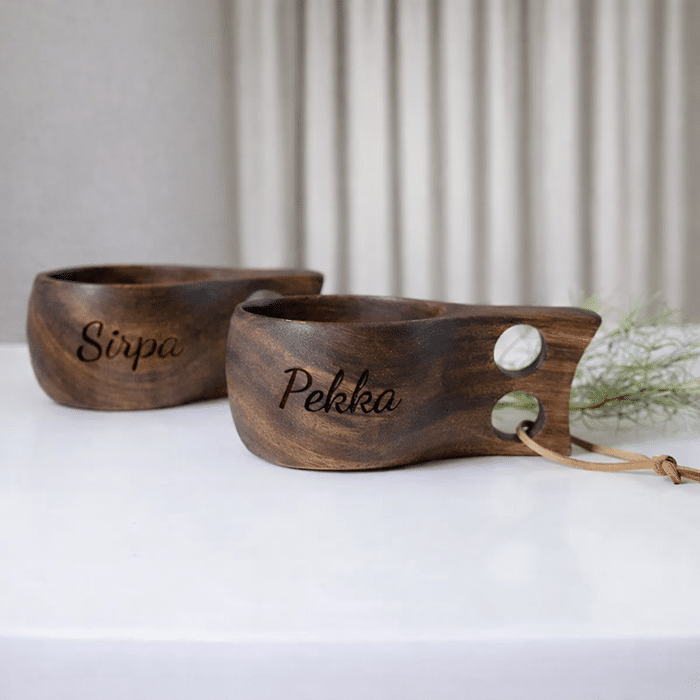 Kuksat kaiverruksella 2kpl, tummat