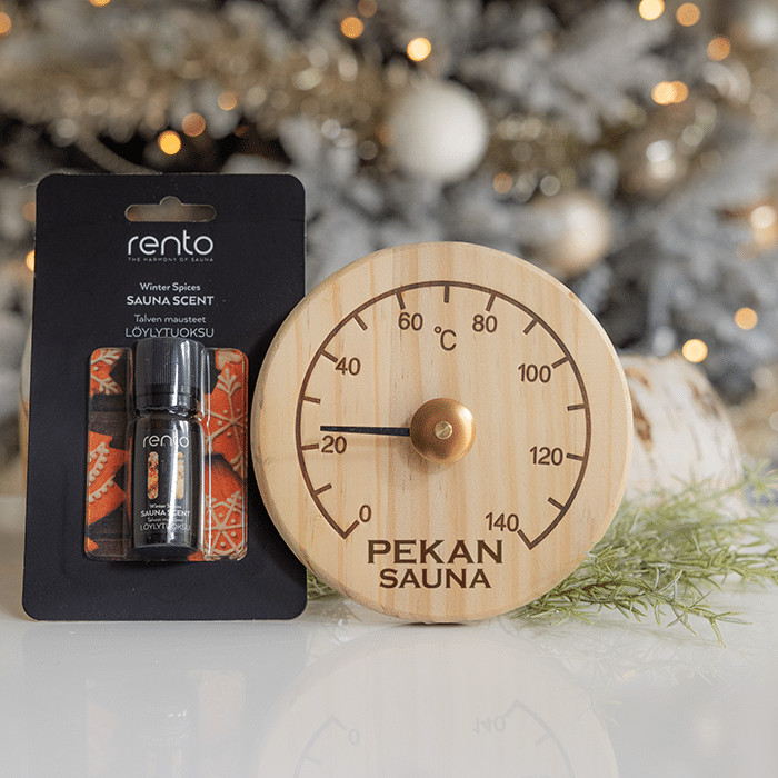 Saunamittari ja saunatuoksu -lahjasetti, joulu