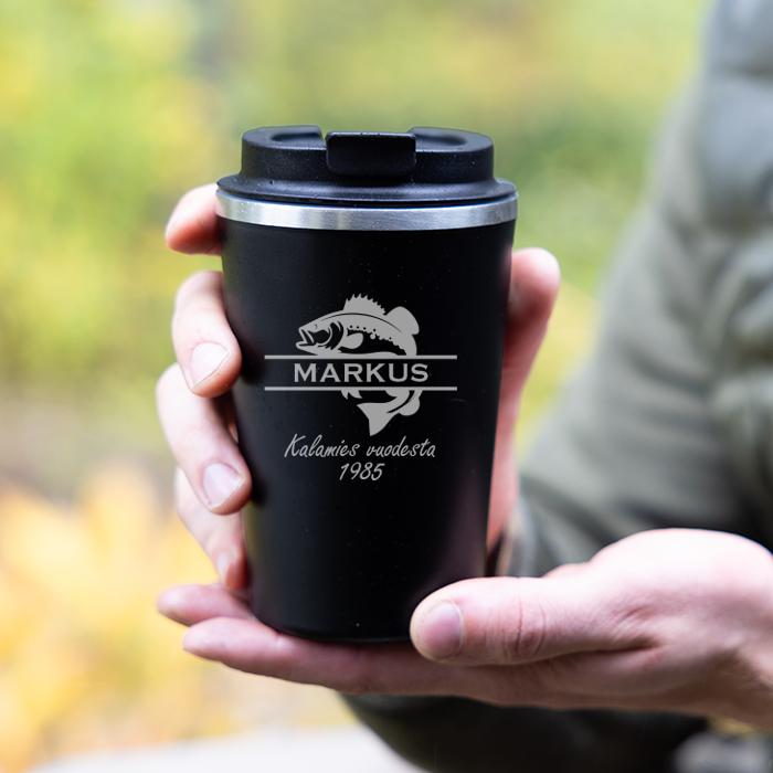 Termosmuki kaiverruksella, kalastus