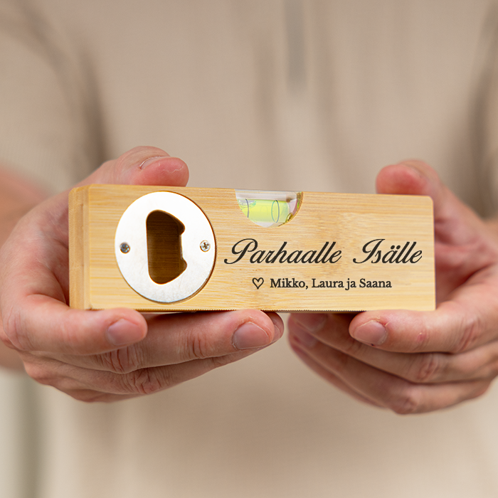 Vatupassi-pullonavaaja kaiverruksella, klassinen