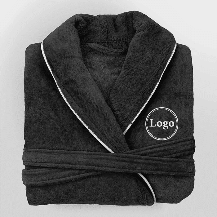 Deluxe kylpytakki ja pyyhe logolla - Image 3