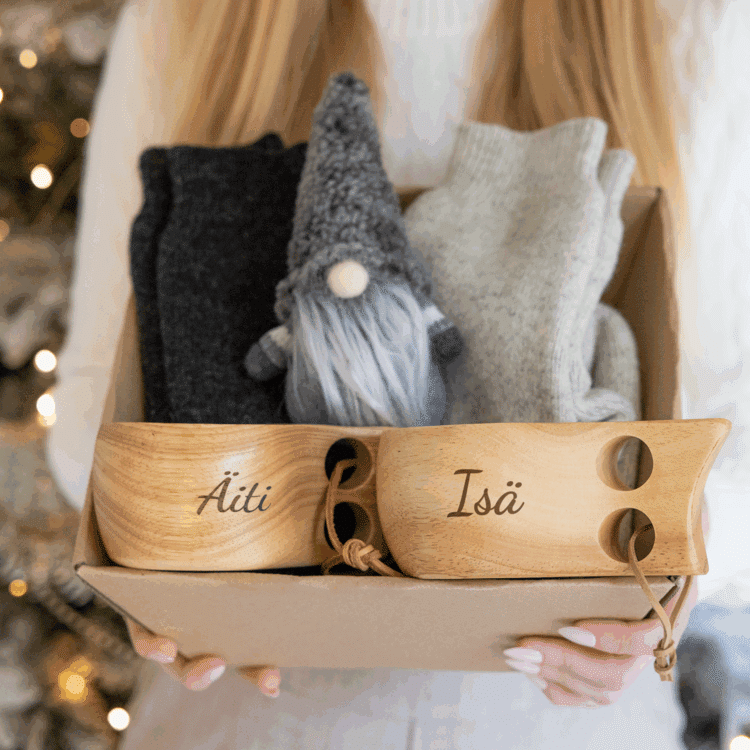 Jouluinen lahjakori kahdelle