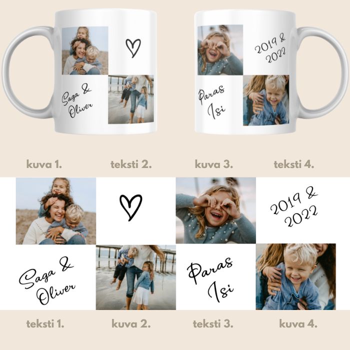 Isänpäivämuki, kuvakollaasi - Image 3