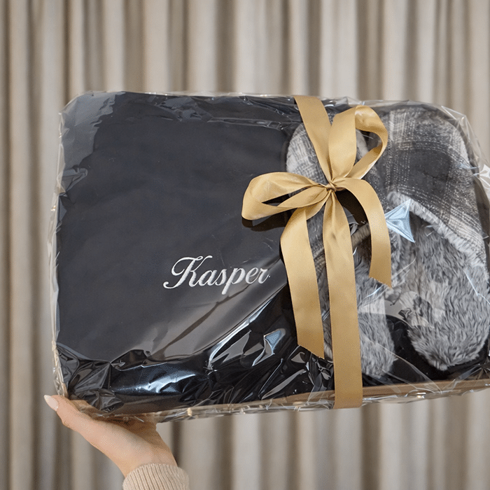 Saunapyyhe & Tohvelit -lahjasetti - Image 3