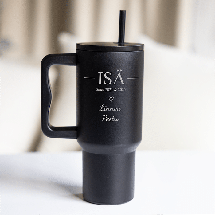 Tumbler termosmuki, musta