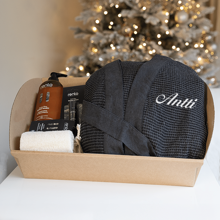 Kylpytakki nimellä - erinomainen eläkelahja miehelle vapaa-aikaan
