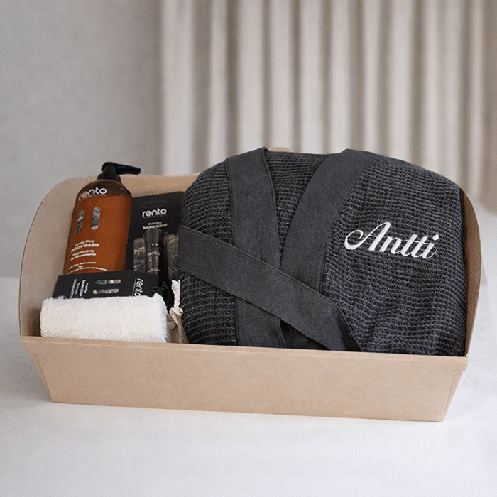 Spa Rentokori – kylpytakki ja saunatuotteet