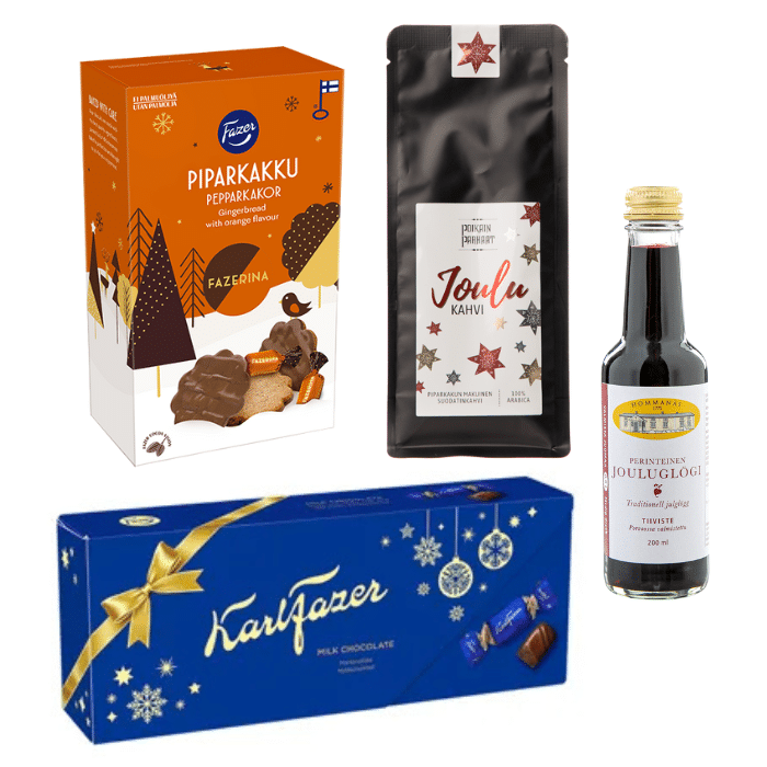 Suomalaisia joulumakuja - herkkukori