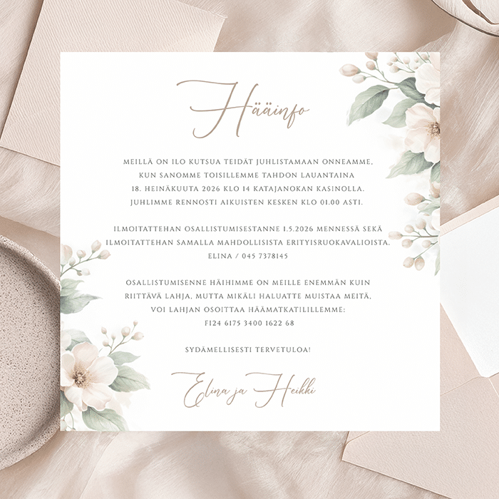 Hääkutsu, Ivory Bloom - Image 2